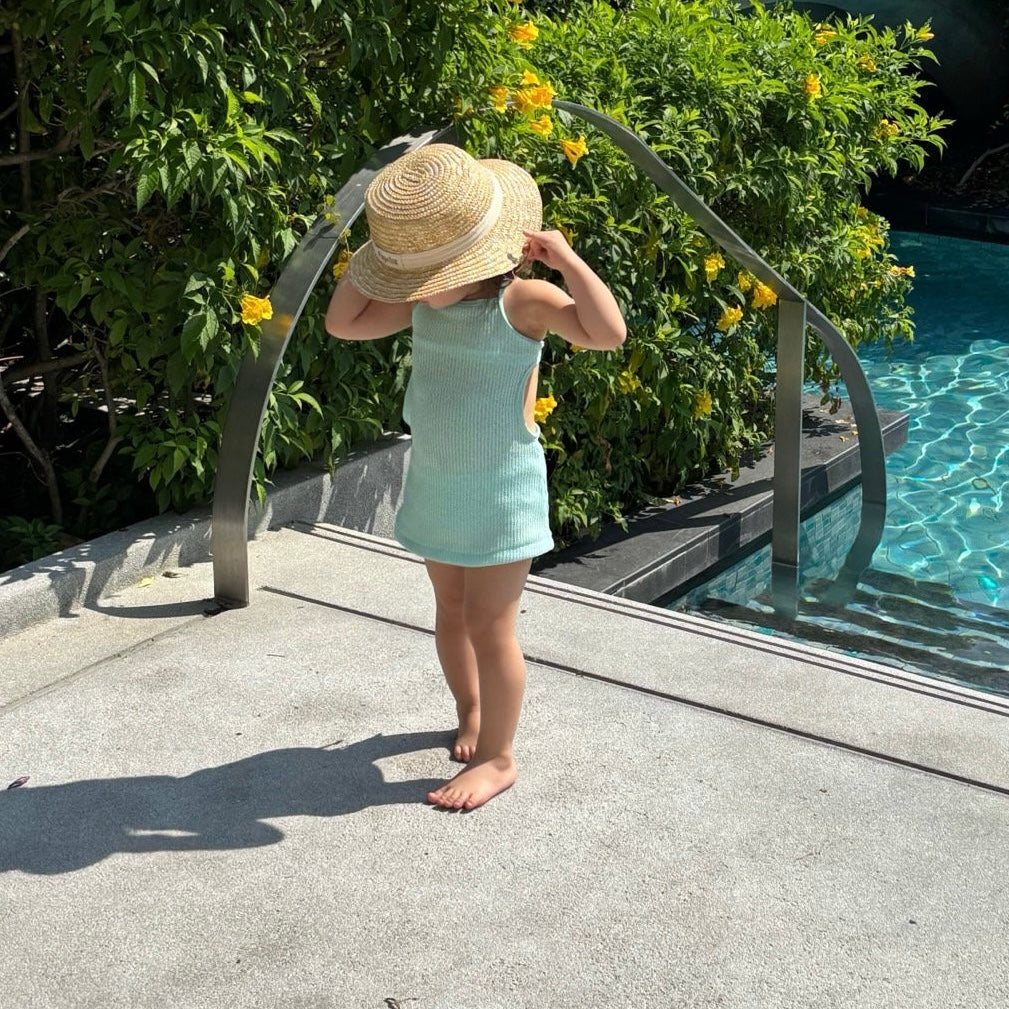 
                  
                    【リクエスト販売】knit swim one-piece(kids&mama)
                  
                