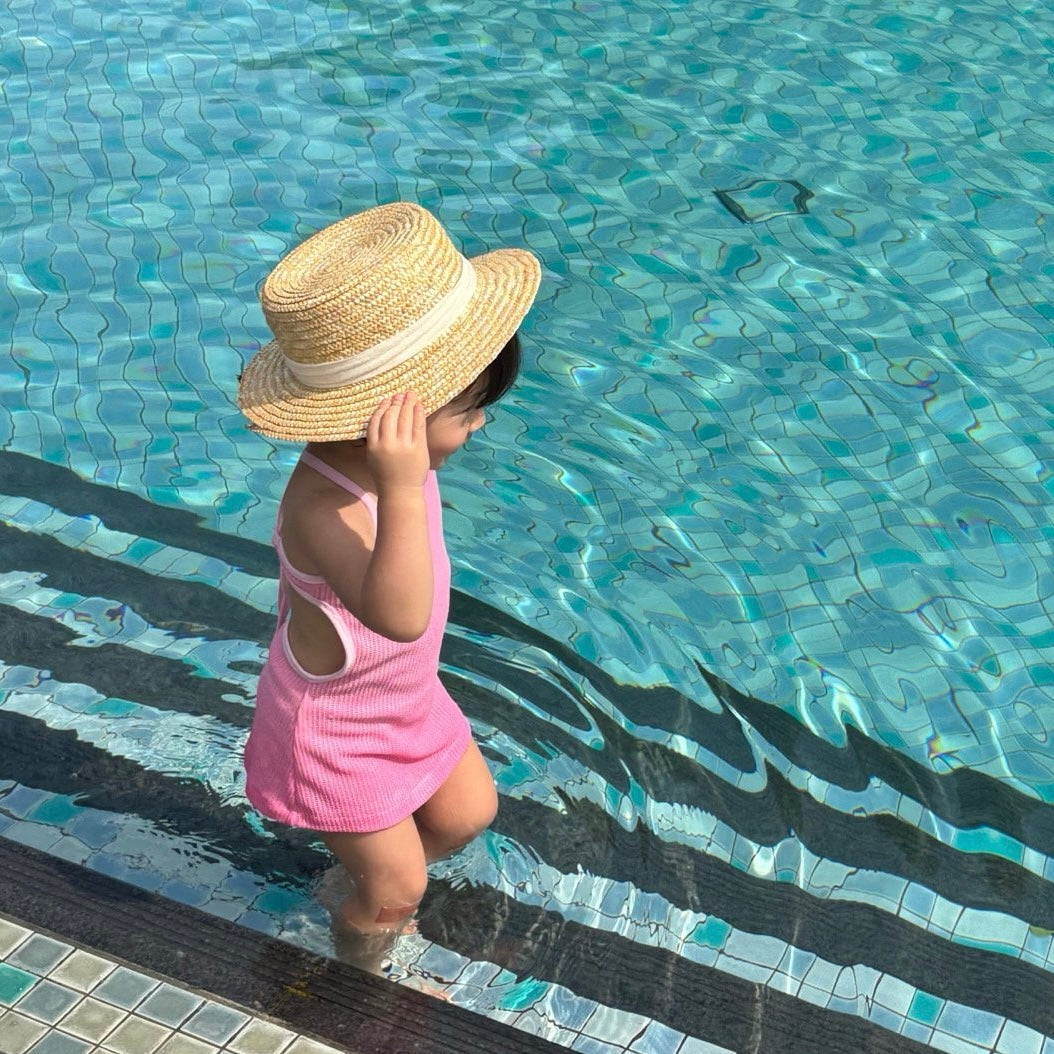 
                  
                    【リクエスト販売】knit swim one-piece(kids&mama)
                  
                