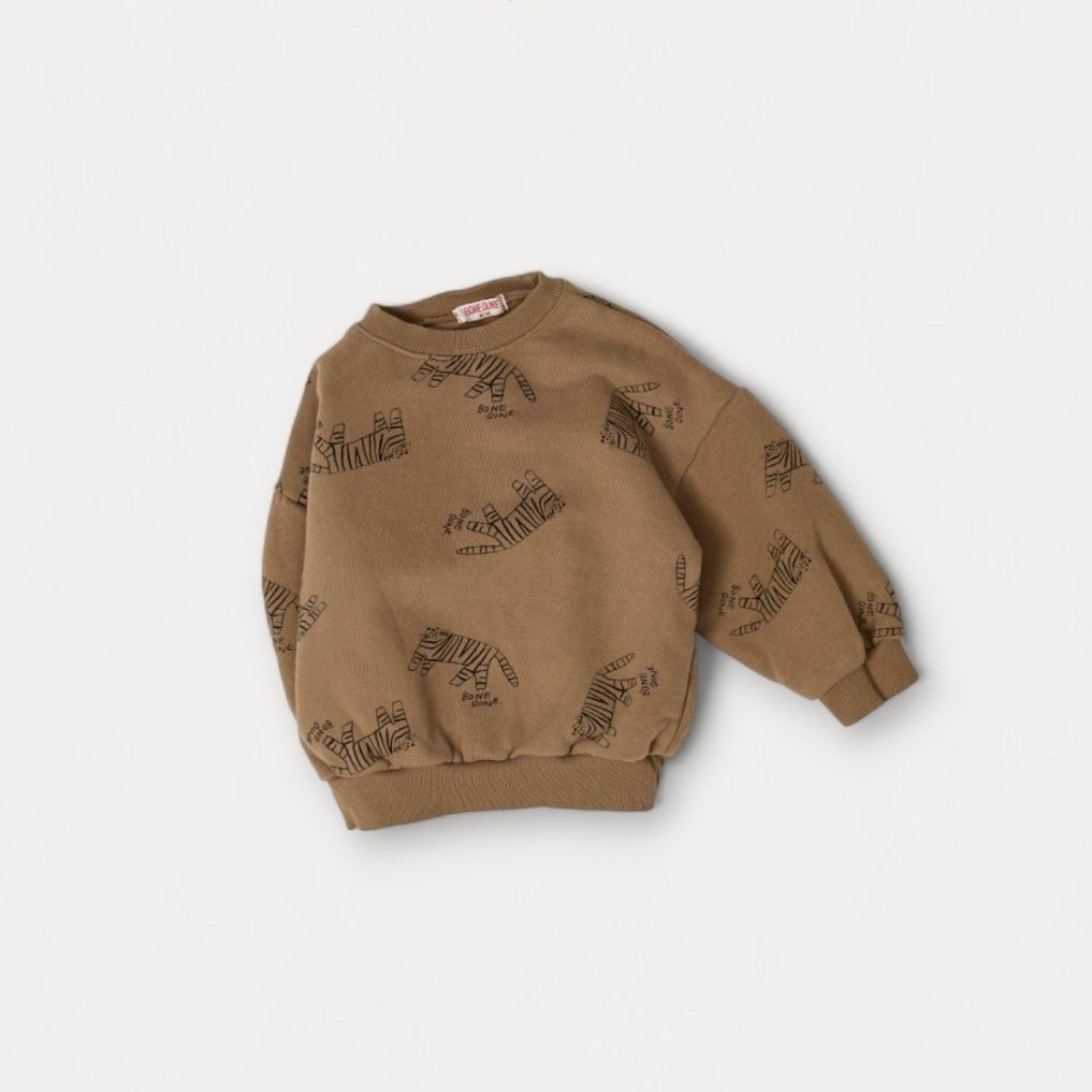 
                  
                    【リクエスト販売】mocha tiger pullover(裏起毛)
                  
                