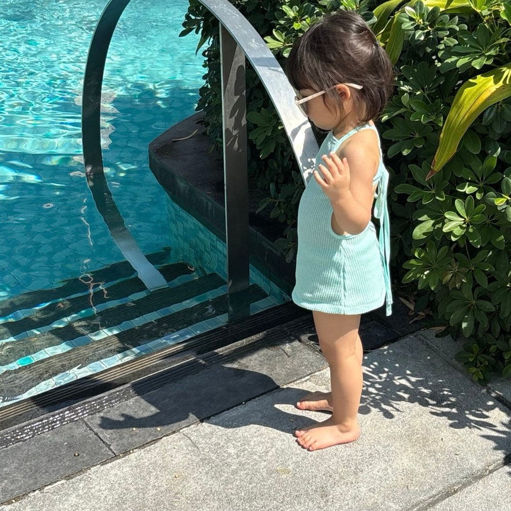 
                  
                    【リクエスト販売】knit swim one-piece(kids&mama)
                  
                