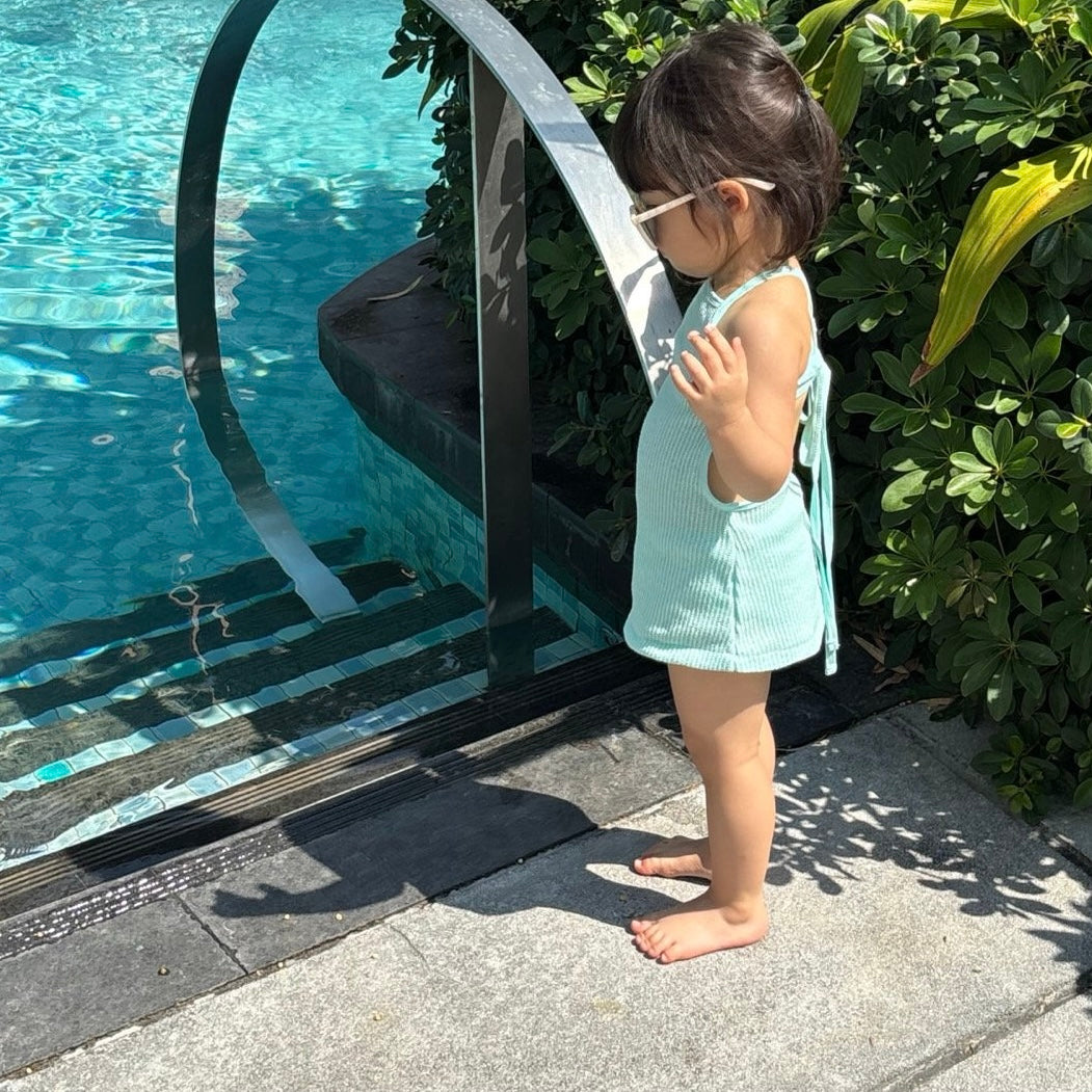 
                  
                    【リクエスト販売】knit swim one-piece(kids&mama)
                  
                