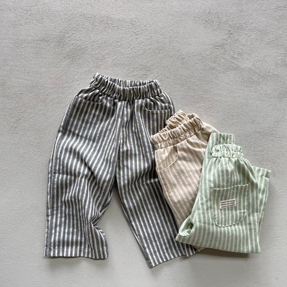 
                  
                    stripe long pants
                  
                