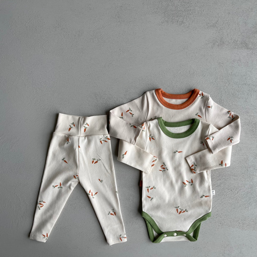 carrot babysuit set