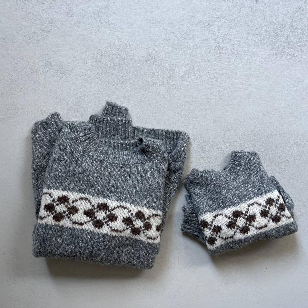 
                  
                    flower pattern knit(kids&mama)
                  
                