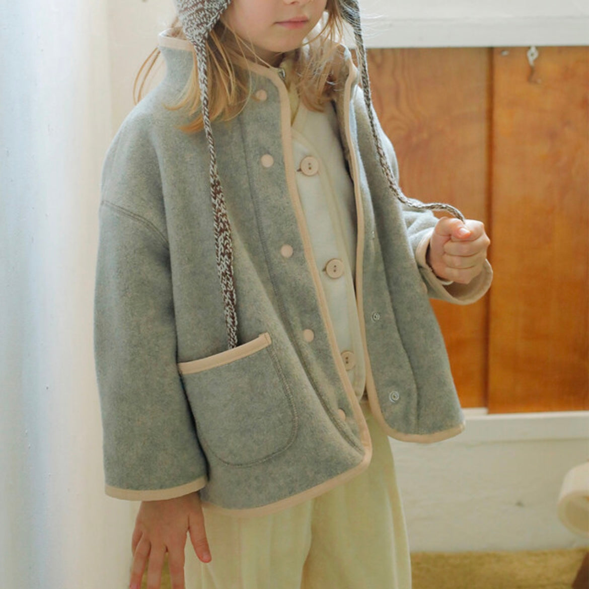 
                  
                    【リクエスト販売】stitch fleece jumper
                  
                