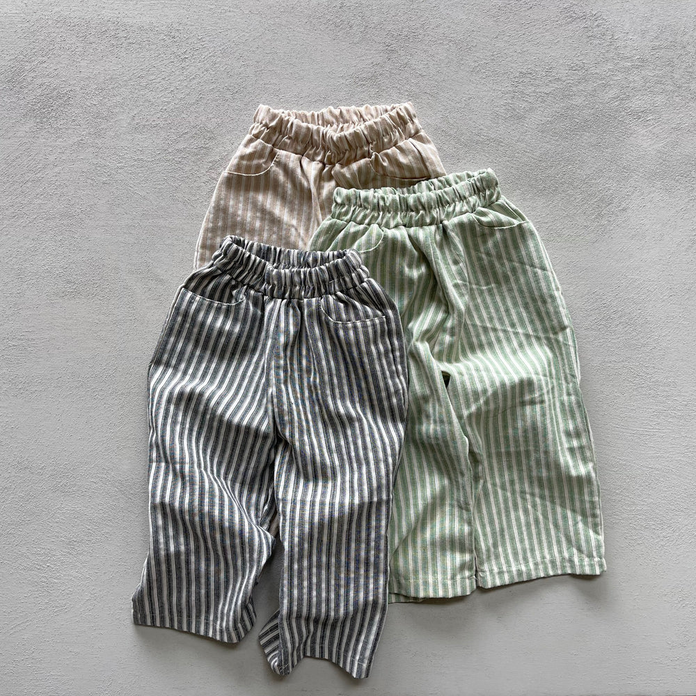 
                  
                    stripe long pants
                  
                