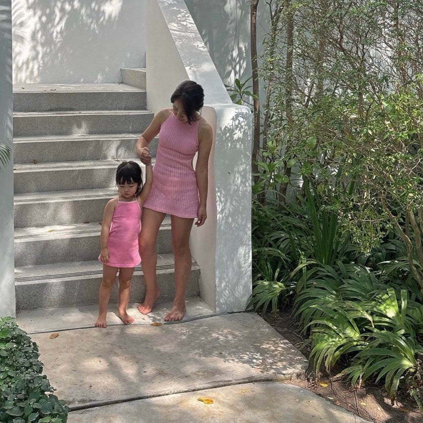 
                  
                    【リクエスト販売】knit swim one-piece(kids&mama)
                  
                
