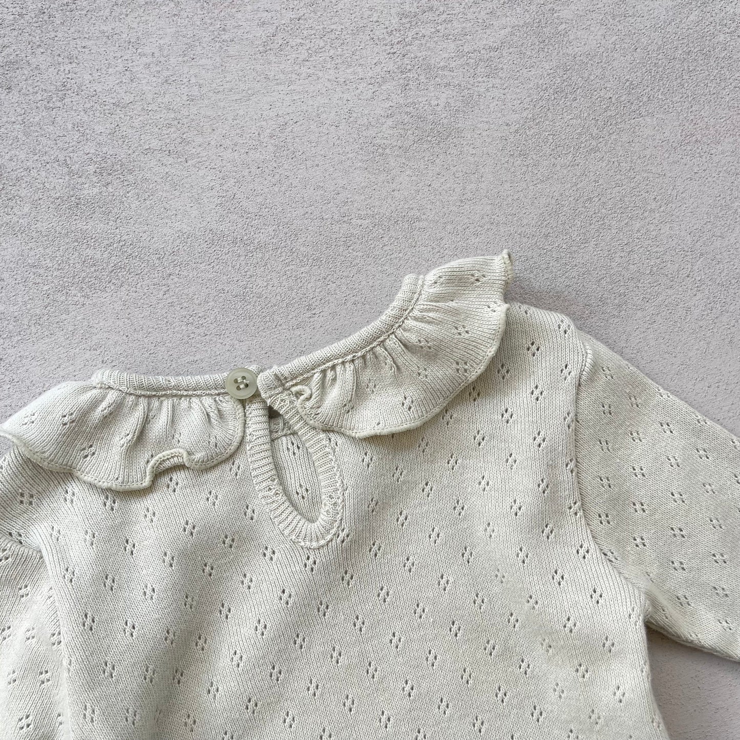 
                  
                    frill babysuit
                  
                