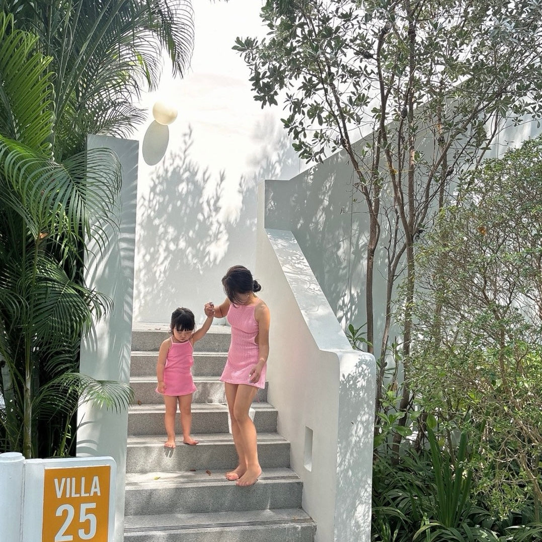 
                  
                    【リクエスト販売】knit swim one-piece(kids&mama)
                  
                