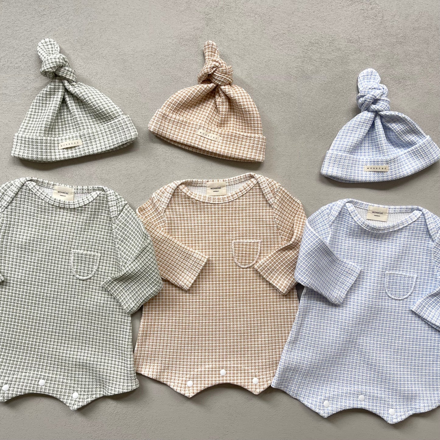 
                  
                    check waffle babysuit set
                  
                